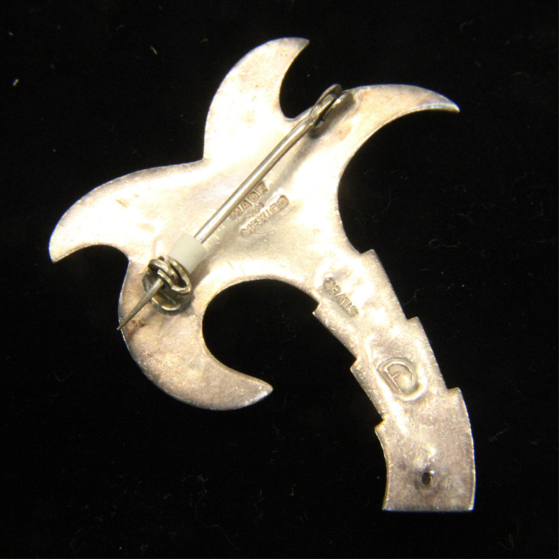 Fred Davis Sterling Silver Palm Tree Brooch