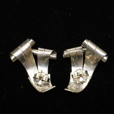 William Spratling Taxco Silver Brooches Earrings