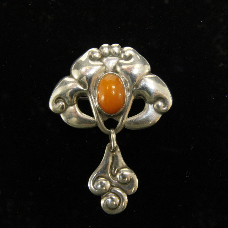 Grann and Laglye Amber Skonvirke Art Nouveau Pin