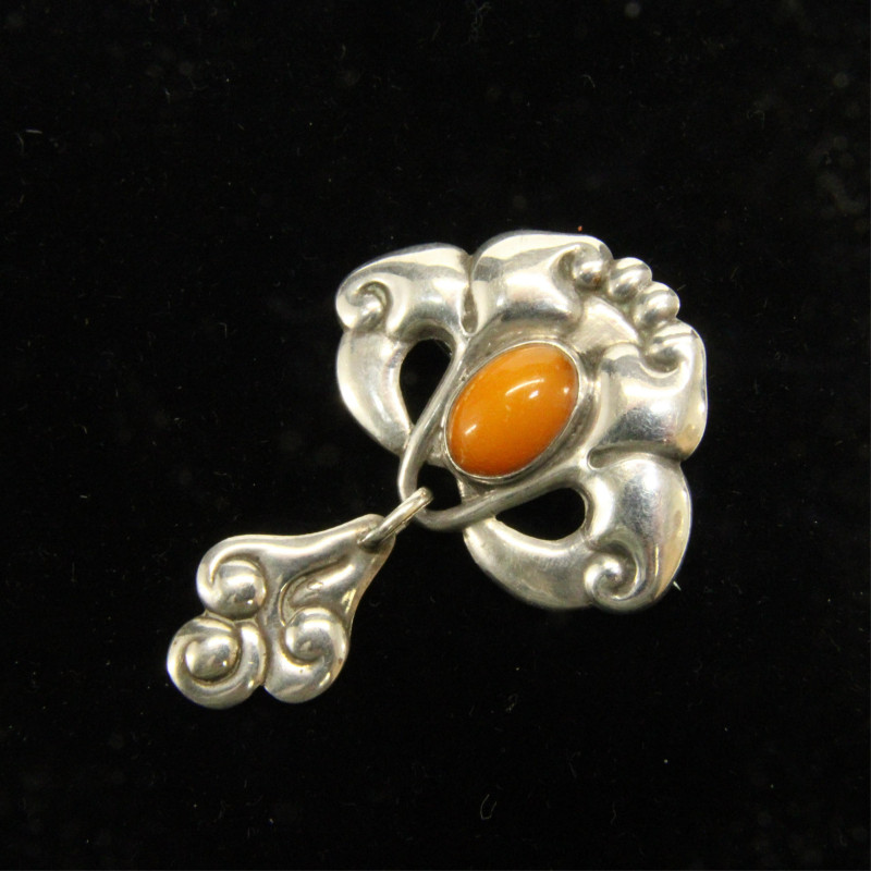 Grann and Laglye Amber Skonvirke Art Nouveau Pin