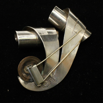 William Spratling Taxco Silver Brooches Earrings