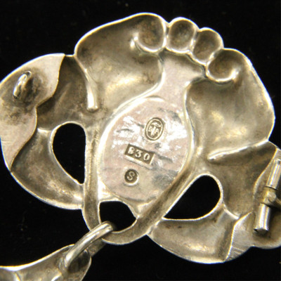 Grann and Laglye Amber Skonvirke Art Nouveau Pin