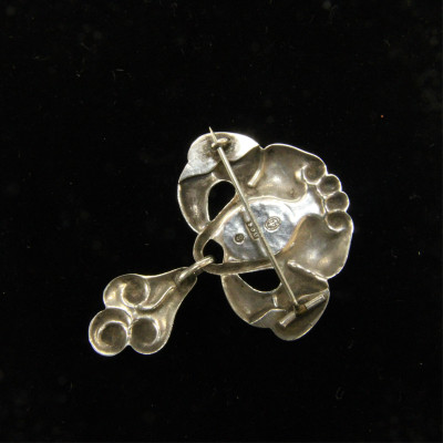 Grann and Laglye Amber Skonvirke Art Nouveau Pin