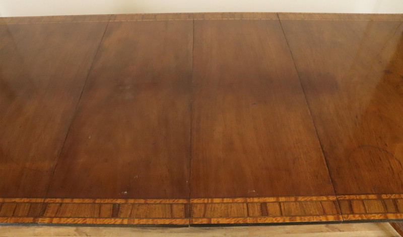 George III Mahogany TwoPedestal Dining Table