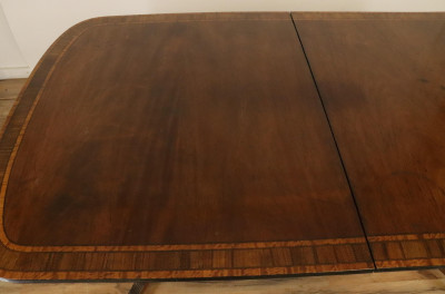 George III Mahogany TwoPedestal Dining Table