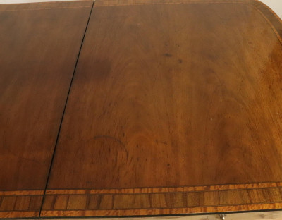 George III Mahogany TwoPedestal Dining Table