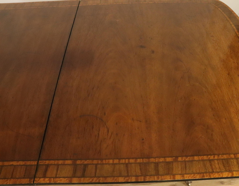 George III Mahogany TwoPedestal Dining Table