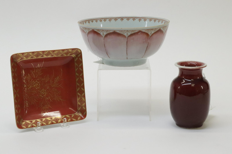 7 Chinese Asian Porcelain Table Articles