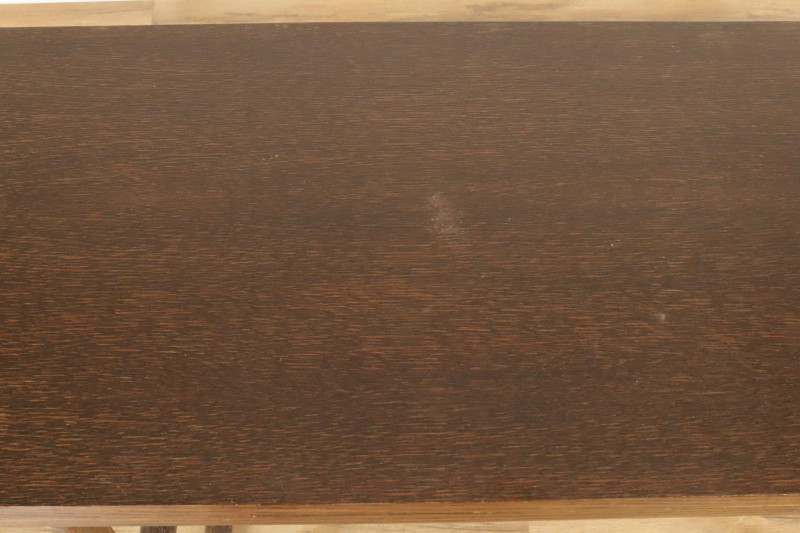 McGuire Oak Rattan Parsons Table