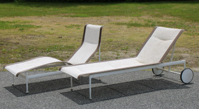 Pair of Richard Shultz Chaise Lounges