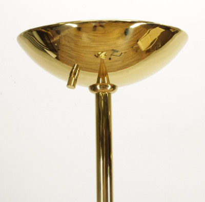 Bronze Patinated Lamp Brass Torchiere