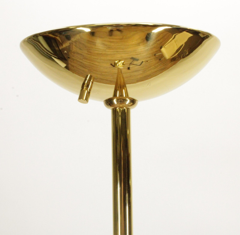 Bronze Patinated Lamp Brass Torchiere