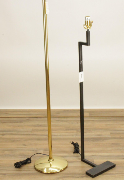 Bronze Patinated Lamp Brass Torchiere