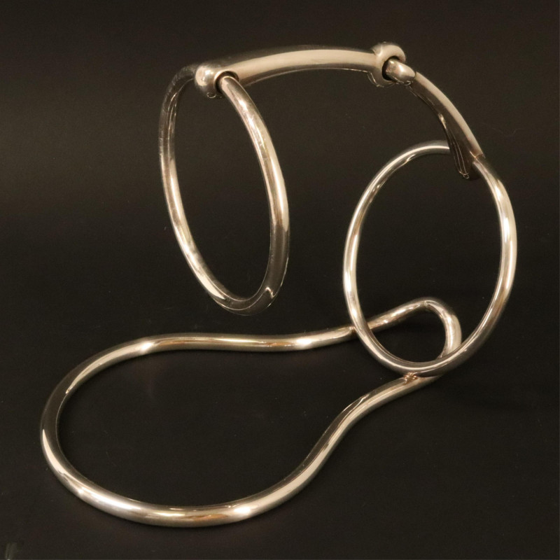 Hermes Silverplate Wine Bottle Holder