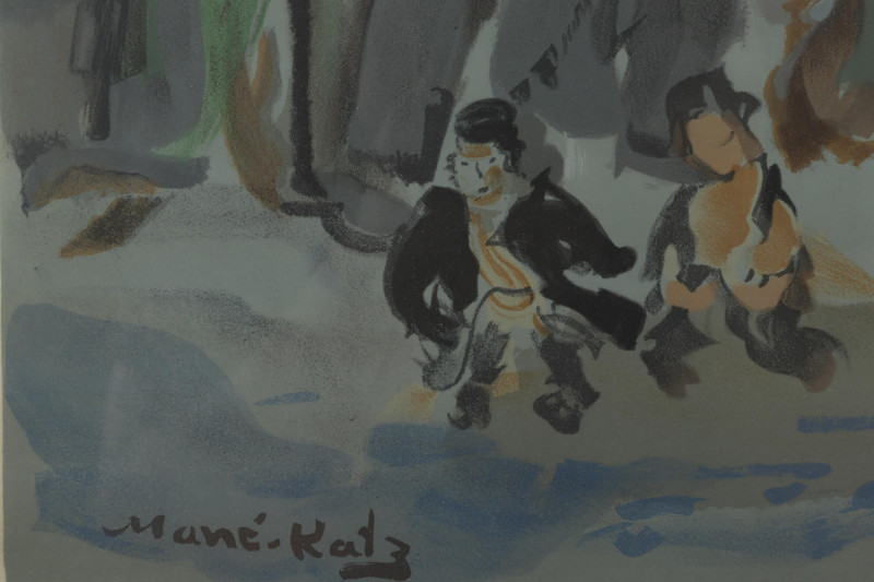 Emmanuel ManeKatz Orchestre lithograph