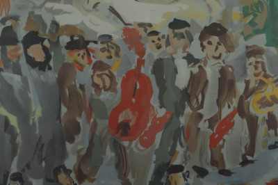 Emmanuel ManeKatz Orchestre lithograph