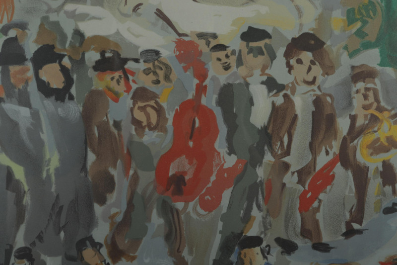 Emmanuel ManeKatz Orchestre lithograph