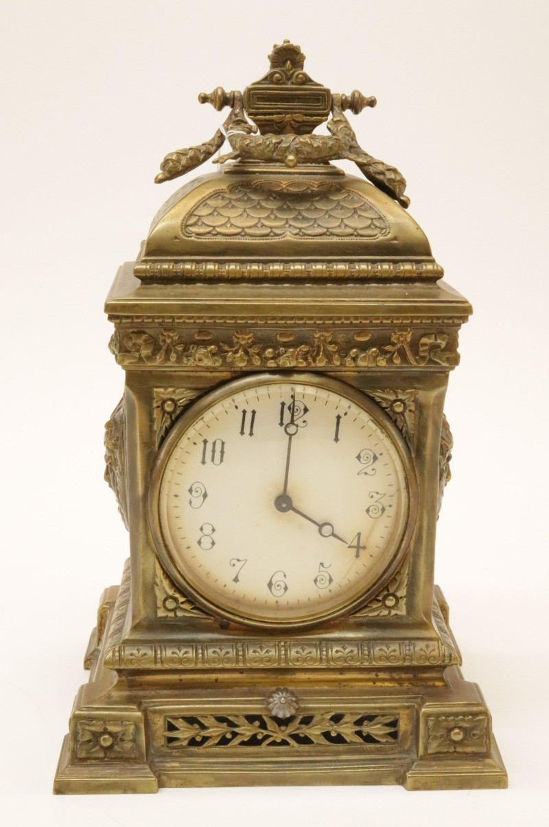 English Cast Brass Carriage Clock