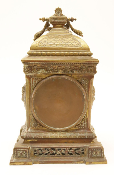 English Cast Brass Carriage Clock
