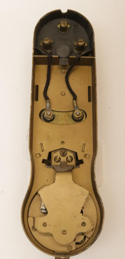 Figural Brass Watch Fob Thermometer Clock