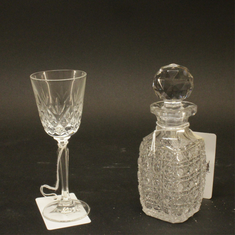 5 Cut Glass Table Articles Murano Mirror