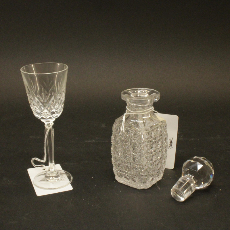 5 Cut Glass Table Articles Murano Mirror