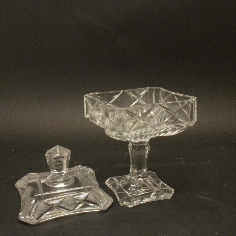 5 Cut Glass Table Articles Murano Mirror