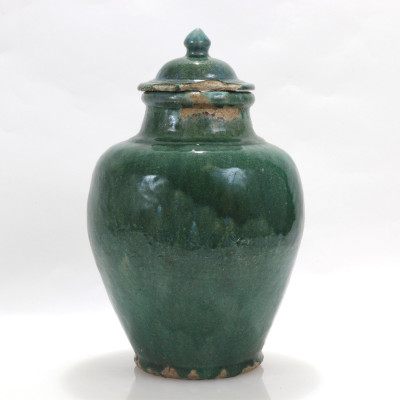 Tang Style Large Lidded Jar likely 20th C