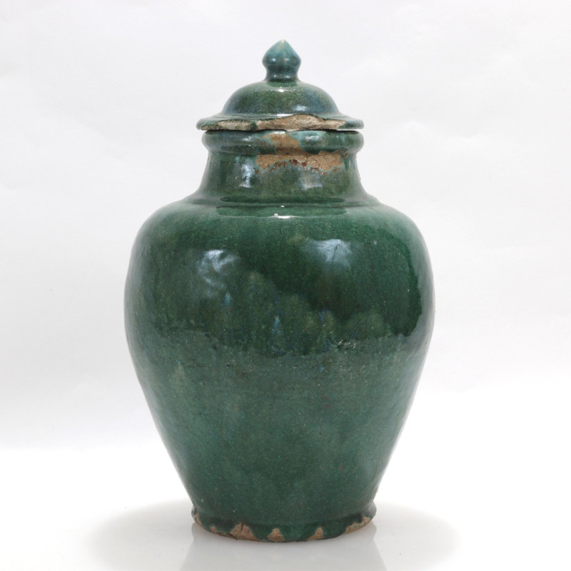 Tang Style Large Lidded Jar likely 20th C