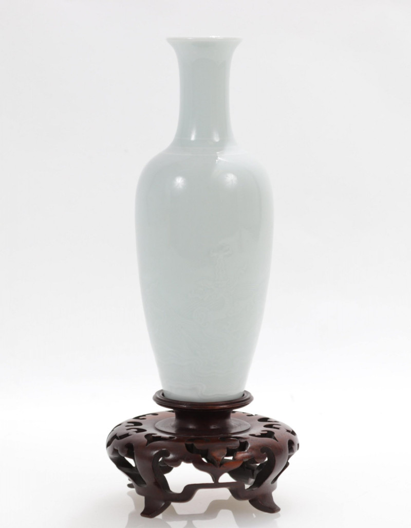 Very Fine Chinese Pale Celadon Amphora