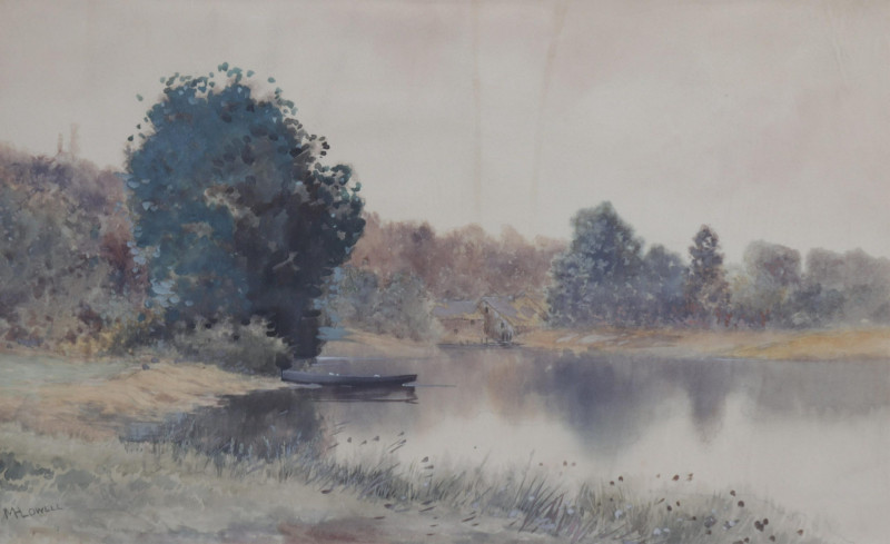 Milton H Lowell (Amer18481927) Landscape W/C