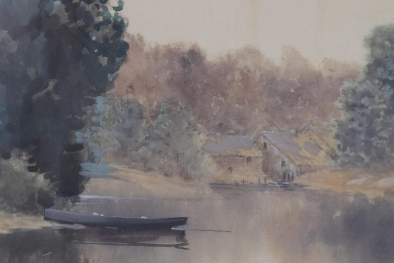 Milton H Lowell (Amer18481927) Landscape W/C