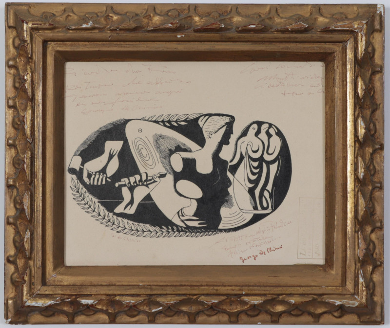 Giorgio De Chirico untitledlithograph