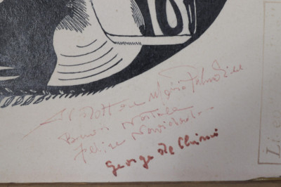 Giorgio De Chirico untitledlithograph