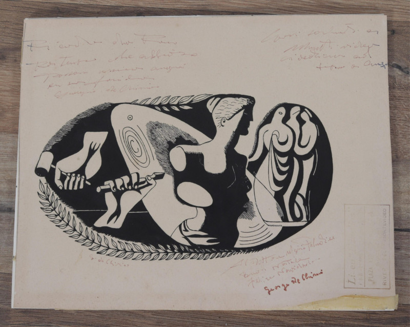 Giorgio De Chirico untitledlithograph