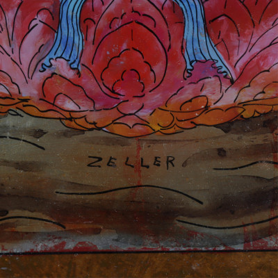 Two Paintings signed Zeller One signed Picasso