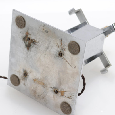 Boris Lacroix Chrome Table Lamp c 1930
