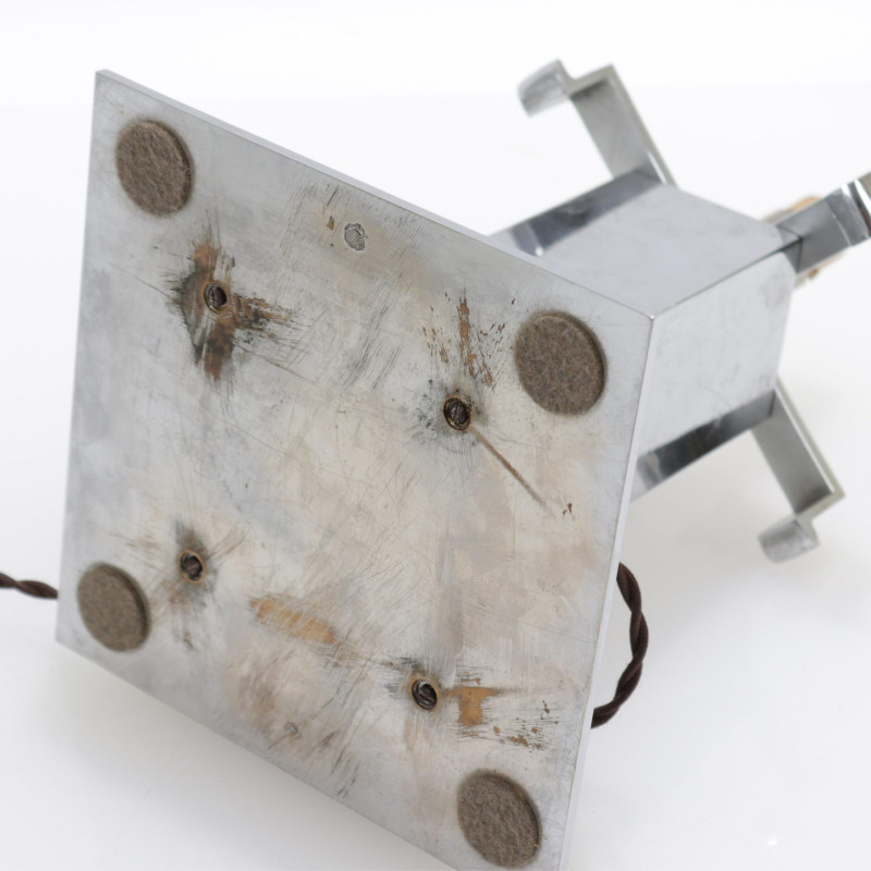Boris Lacroix Chrome Table Lamp c 1930