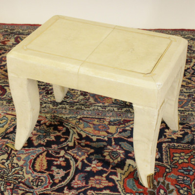 Modern Shagreen Veneered Side Table