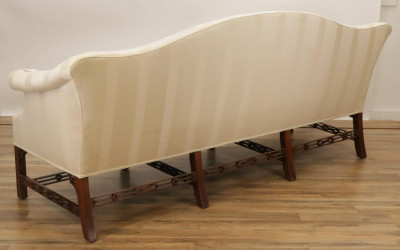 Margolis Chinese Chippendale Camelback Sofa