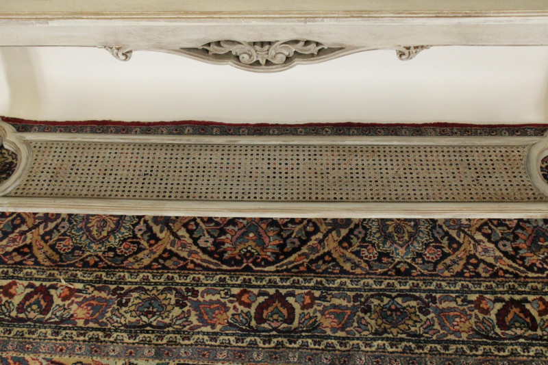 Rococo Style Wood Carved Console Table