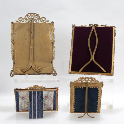13 Brass/Bronze Gilt Photo Frames