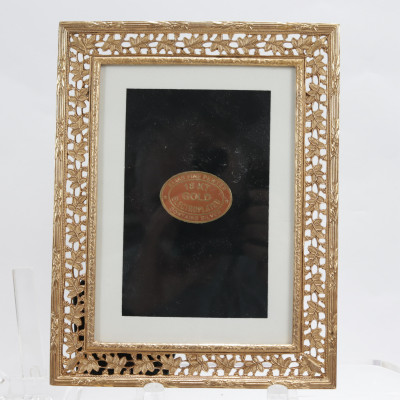 13 Brass/Bronze Gilt Photo Frames