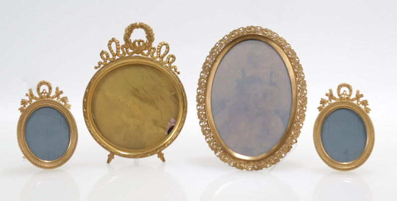13 Brass/Bronze Gilt Photo Frames