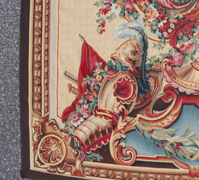 Beauvais Style Tapestry by Stark Figural Scene
