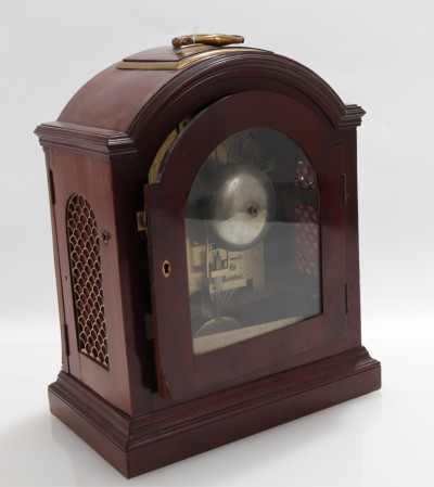 Regency Brass Mounted Mahogany Bracket Clock