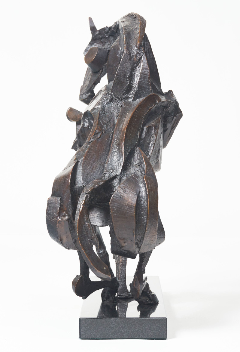 Sophie Dickens - Rearing Horse and Groom