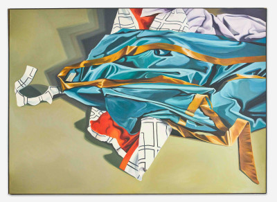 Lowell Nesbitt - Three Robes on The Floor