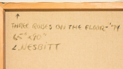 Lowell Nesbitt - Three Robes on The Floor