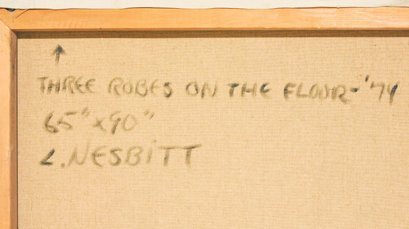 Lowell Nesbitt - Three Robes on The Floor